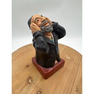 David Kaplan “Rabbi” 1969 Plaster Sculpture
